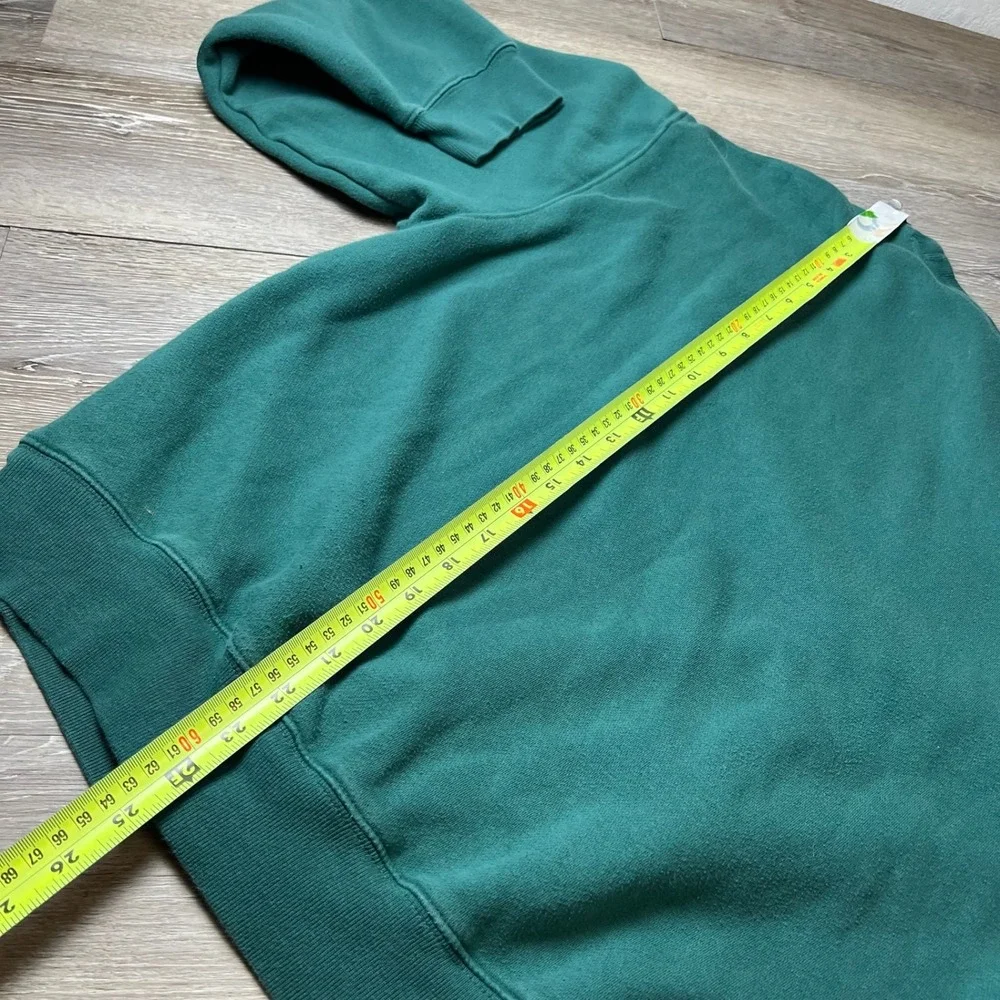 Gap Sweatshirt Unisex Large Green Logo Crewneck Relaxed Fit Pullover Fleece